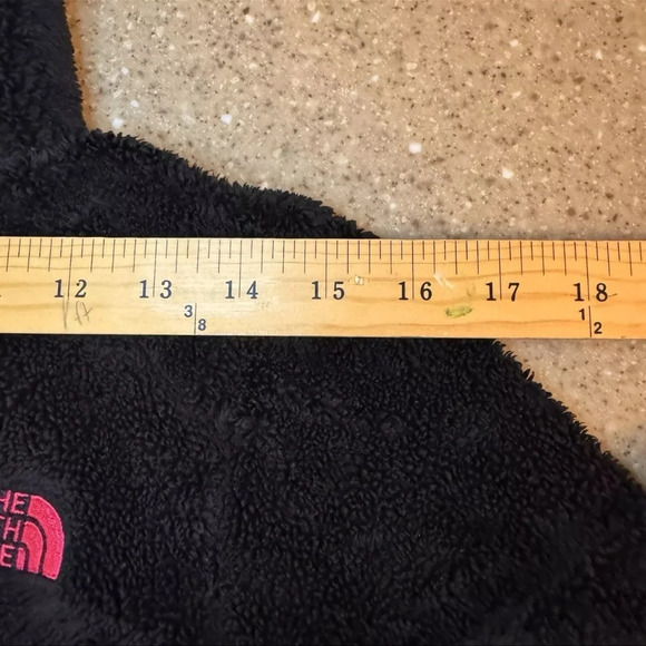 North Face Jacket Womens Medium Full Zip Long Sleeve Outdoors Zip Black Fleece - Picture 4 of 9